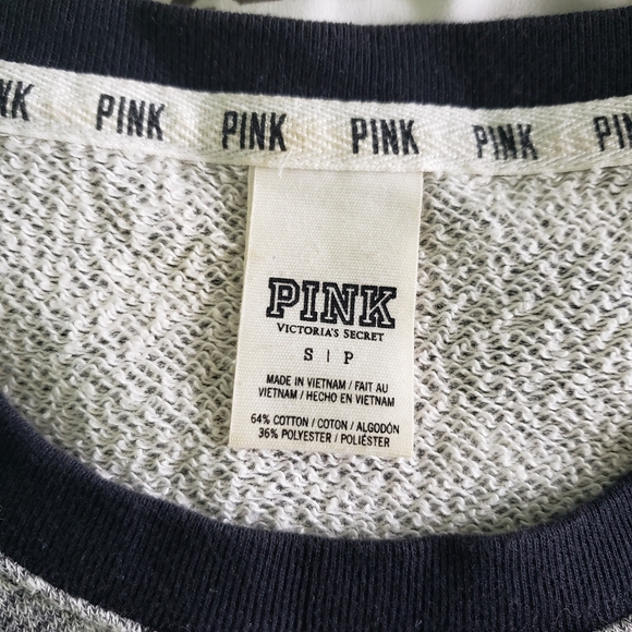 PINK Grey sweater - Picture 3 of 6